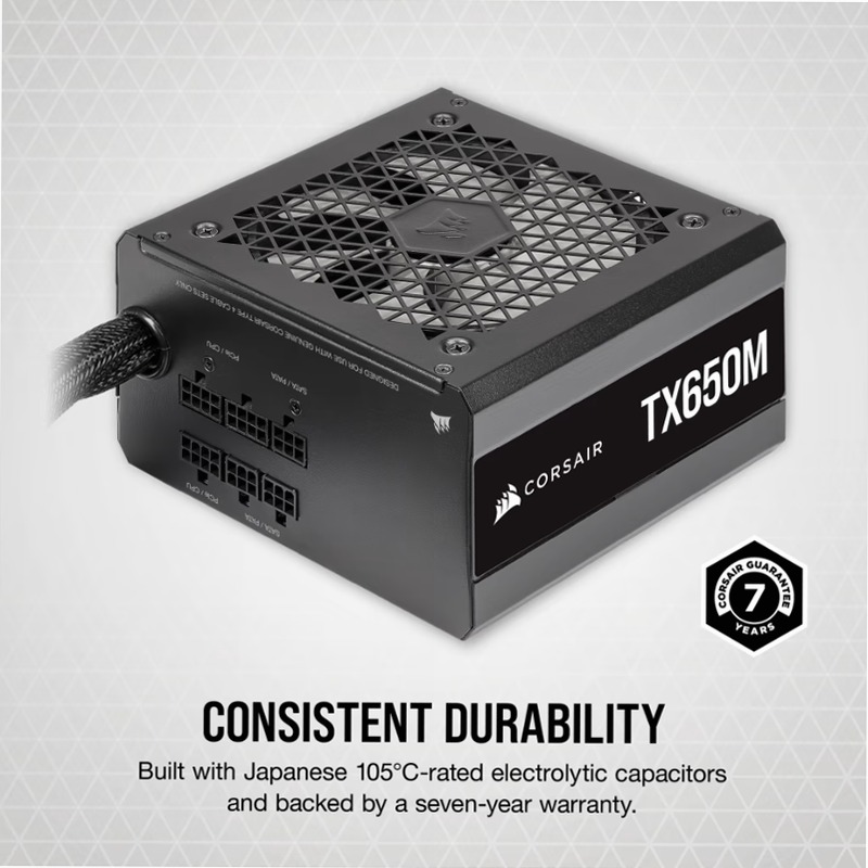 Alimentatore TX650M - Corpo di Corsair 80 Plus Gold ATX