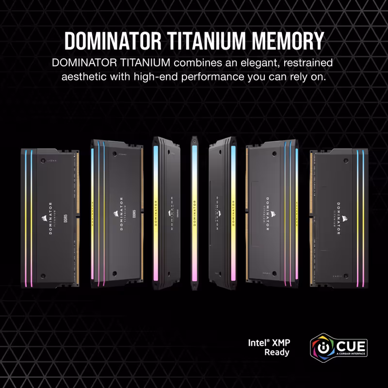 CORSAIR DOMINATOR TITANIUM RGB 96GB DDR5 DRAM