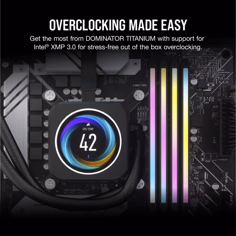 CORSAIR DOMINATOR TITANIUM RGB 96GB DDR5 DRAM