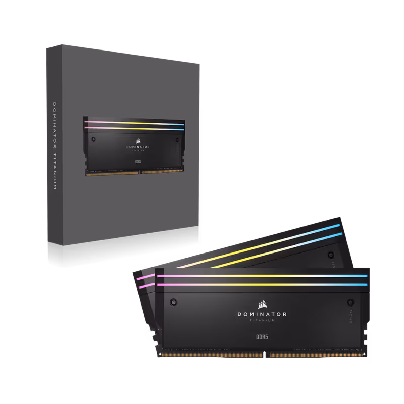 CORSAIR DOMINATOR TITANIUM RGB 96GB DDR5 DRAM