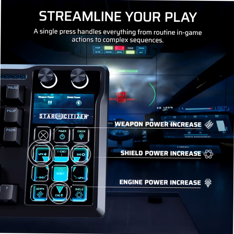 Tastiera GALLEON 100 SD con Stream Deck Meccanica