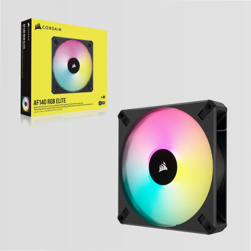 Ventola PWM CORSAIR iCUE AF140 RGB ELITE 140mm