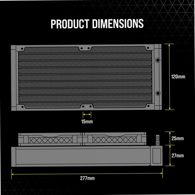 Dissipatore a Liquido iCUE H100i ELITE CAPELLIX 240mm 2