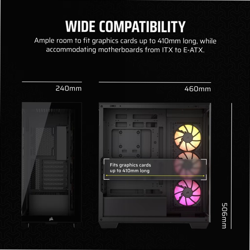Case mid-tower iCUE LINK 3500X RGB 3