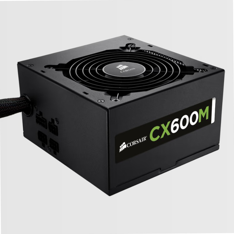 CX600M - Unità di alimentazione modulare certificata 80 PLUS® Bronze Semi modulare