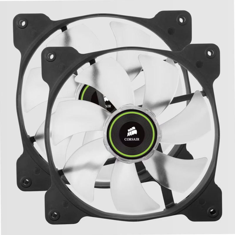 Air Series™ SP140 LED Green High Static Pressure Fan Twin Pack