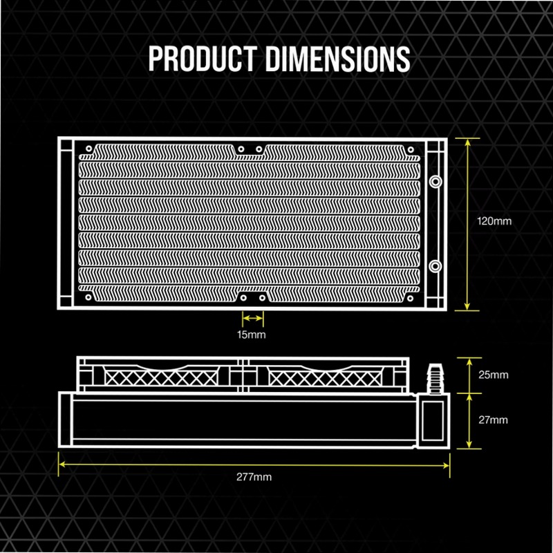 Cooler iCUE H100i ELITE con Display LCD