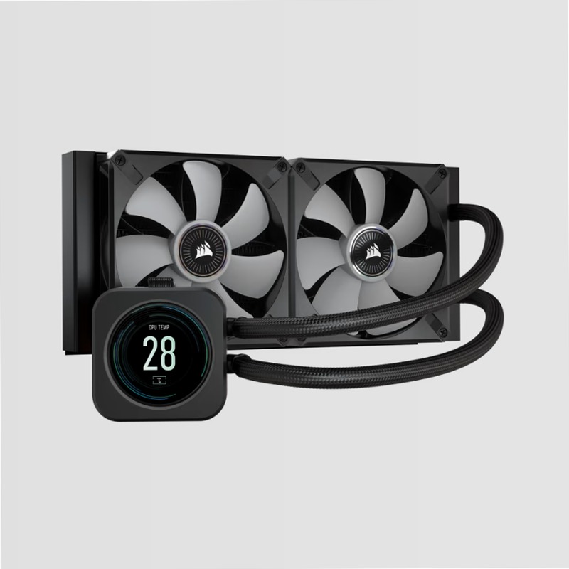 Cooler iCUE H100i ELITE con Display LCD