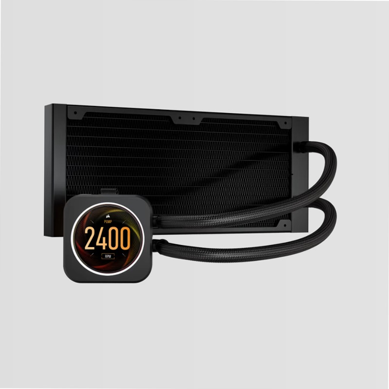 Cooler iCUE H100i ELITE con Display LCD