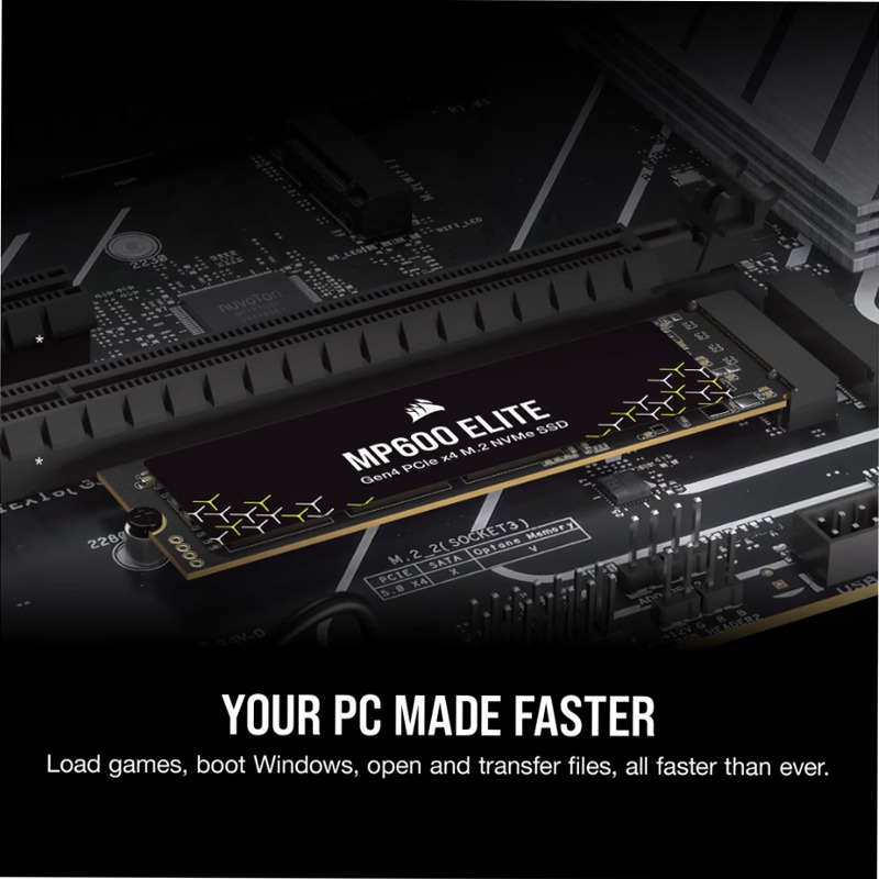 SSD M.2 NVMe 1.4 PCIe Gen4 x4 MP600 ELITE da 4 TB