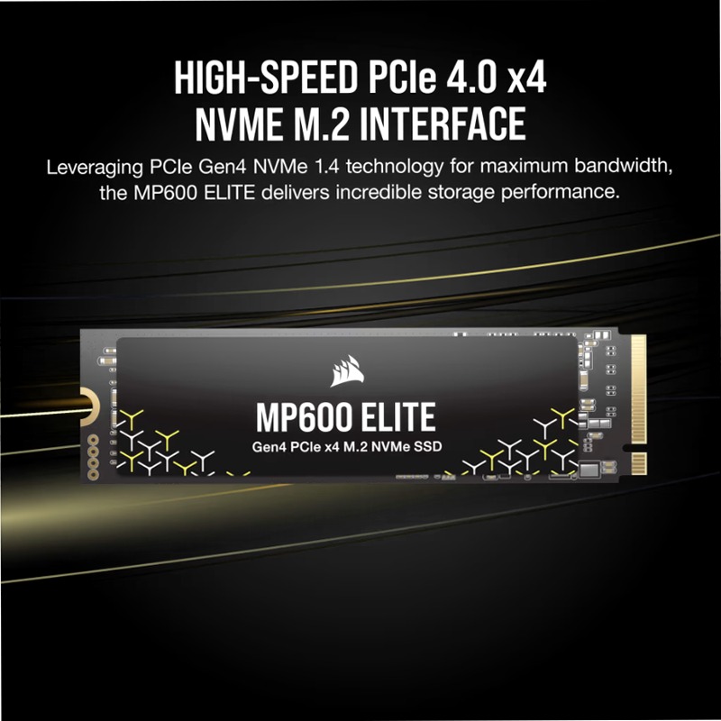 SSD M.2 NVMe 1.4 PCIe Gen4 x4 MP600 ELITE da 4 TB