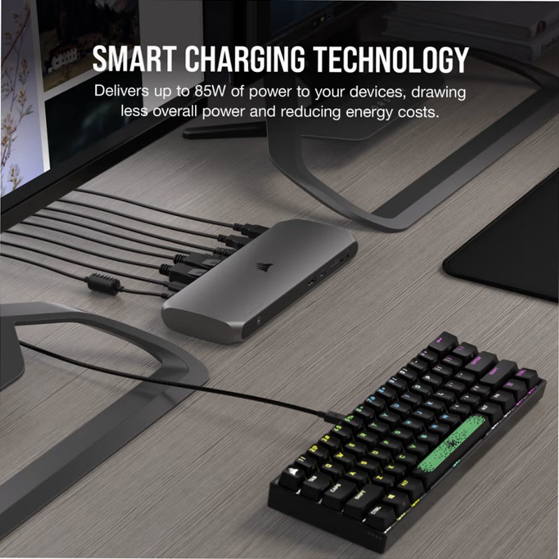TBT100 Thunderbolt 3 Dock USB con DisplayPort (EU)