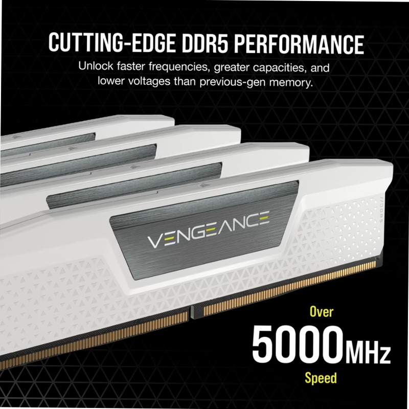 VENGEANCE® 64GB (2x32GB) DDR5 DRAM 6000MT/s