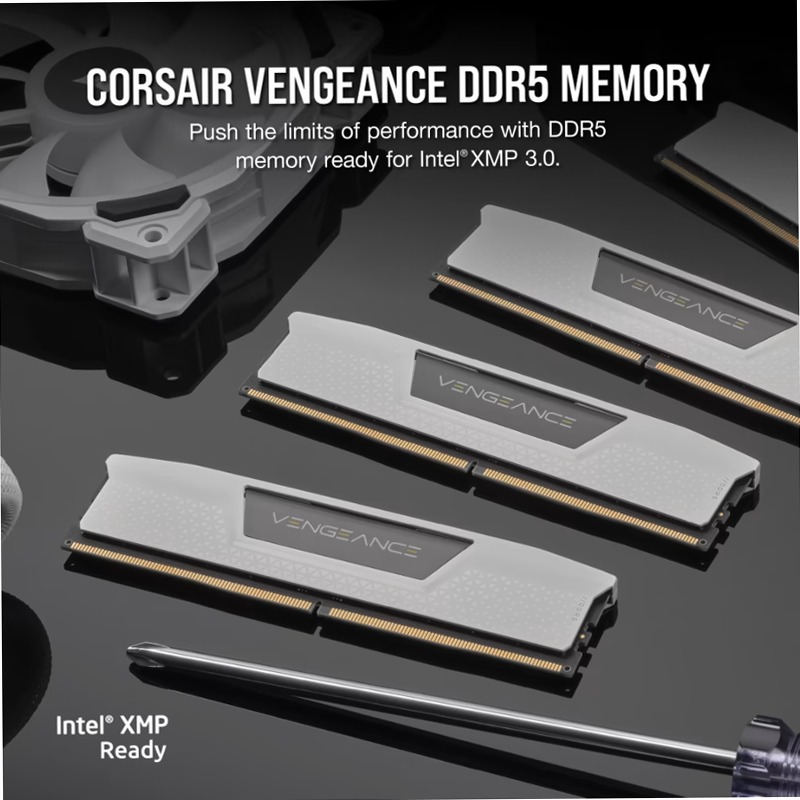 VENGEANCE® 64GB (2x32GB) DDR5 DRAM 6000MT/s