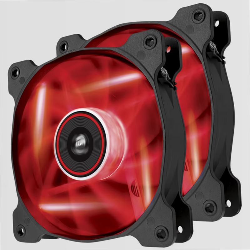 Air Series™ SP120 LED Red High Static Pressure Fan Twin Pack