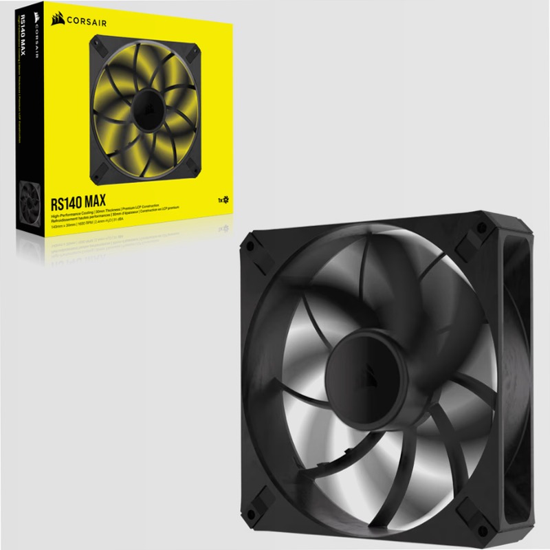Ventola PWM CORSAIR RS140 MAX - Spessore Maggiore 140mm