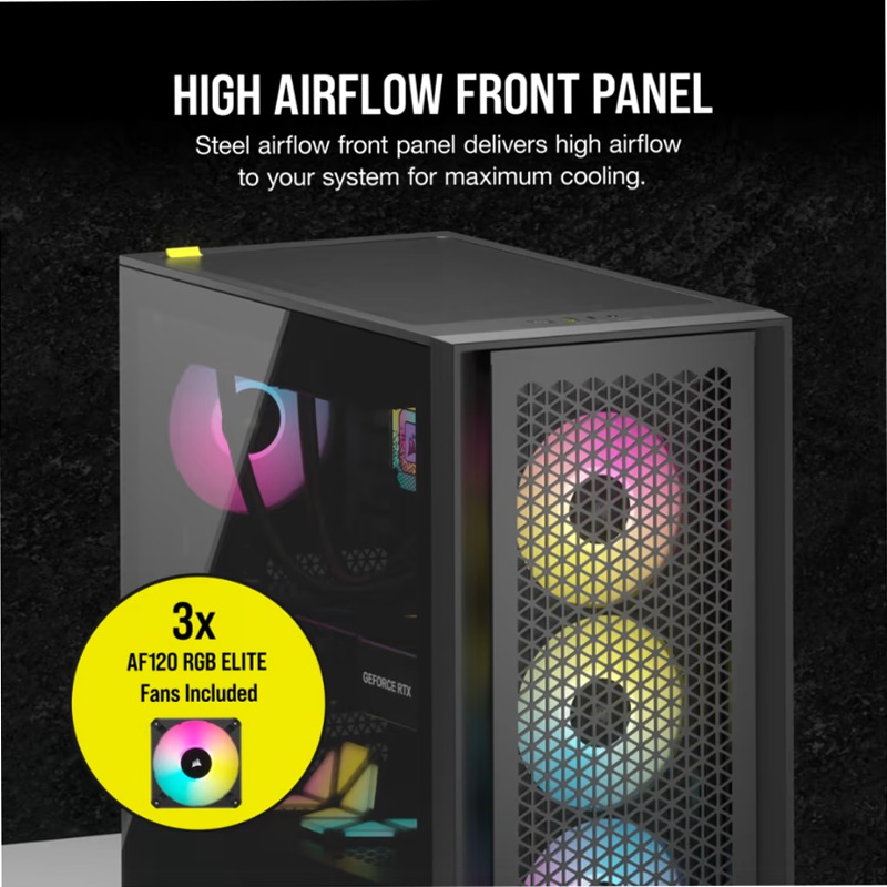 iCUE 4000D RGB AIRFLOW Mid-Tower Case - Alta Celerità