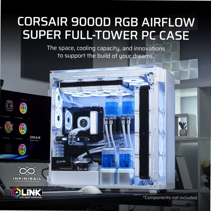Case Super Full-Tower CORSAIR 9000D RGB AIRFLOW