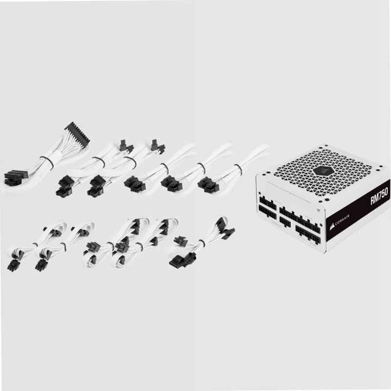 Alimentatore ATX RM White Series interamente modulare RM750 80 Plus Gold