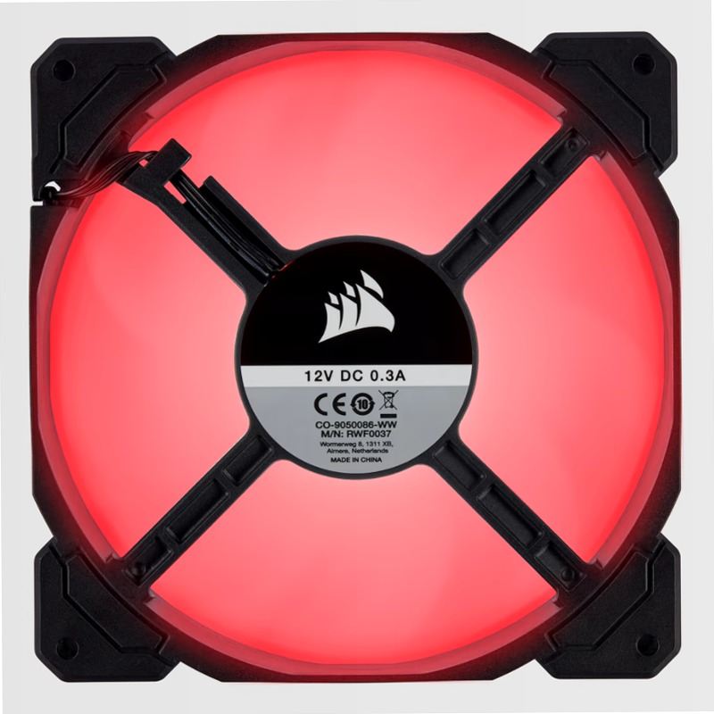 Ventola AF140 LED (2018) rossa da 140 mm 140mm