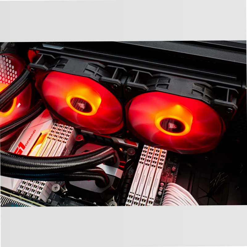 Ventola AF140 LED (2018) rossa da 140 mm 140mm