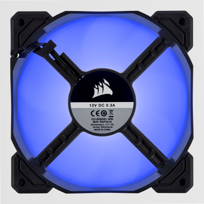 Ventola AF Series AF120 LED (2018) blu da 120 mm, confezione singola 120mm