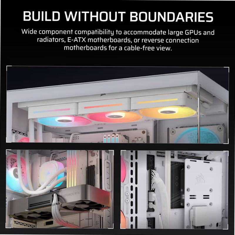 Case PC Mid-Tower 3500X LX-R RGB iCUE LINK - Bianco