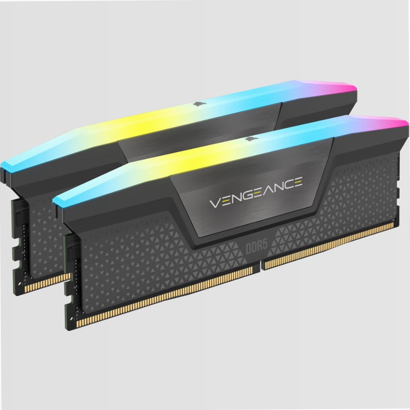 VENGEANCE® RGB 32GB (2x16GB) DDR5 DRAM Up To 6400MT/s CL32