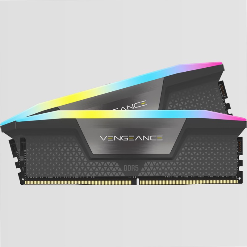 VENGEANCE® RGB 32GB (2x16GB) DDR5 DRAM Up To 6400MT/s CL32