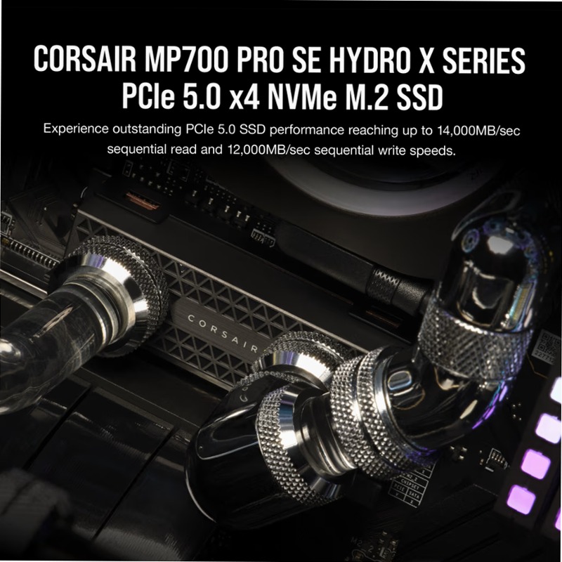 SSD M.2 NVMe PCIe 5.0 x4 MP700 PRO SE Hydro X Series da 4 TB