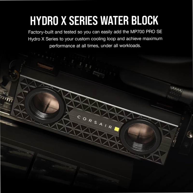 SSD M.2 NVMe PCIe 5.0 x4 MP700 PRO SE Hydro X Series da 4 TB
