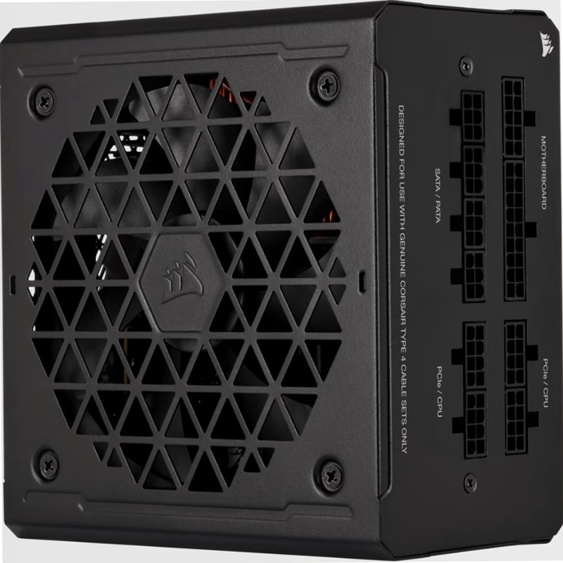 Alimentatore ATX RMe Series™ RM850 interamente modulare e a bassa rumorosità