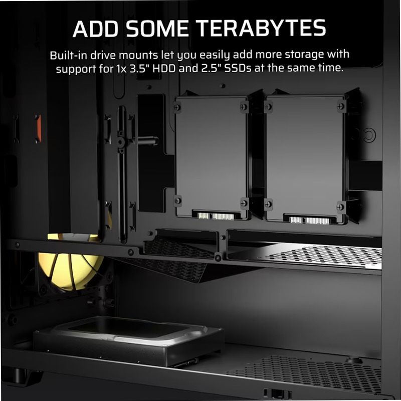 Case PC Mid-Tower 3200D RS ARGB - Smoke 3
