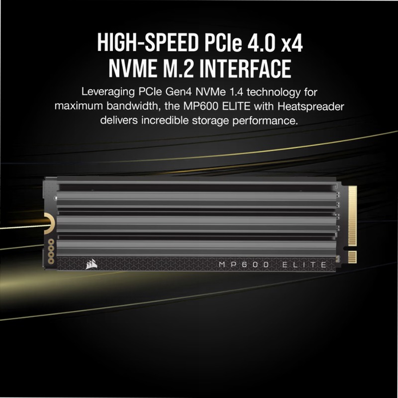 SSD M.2 NVMe 1.4 PCIe Gen4 x4 MP600 ELITE da 2 TB