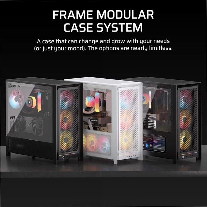 Case PC Mid-Tower CORSAIR FRAME 5000D RS ARGB - BIANCO