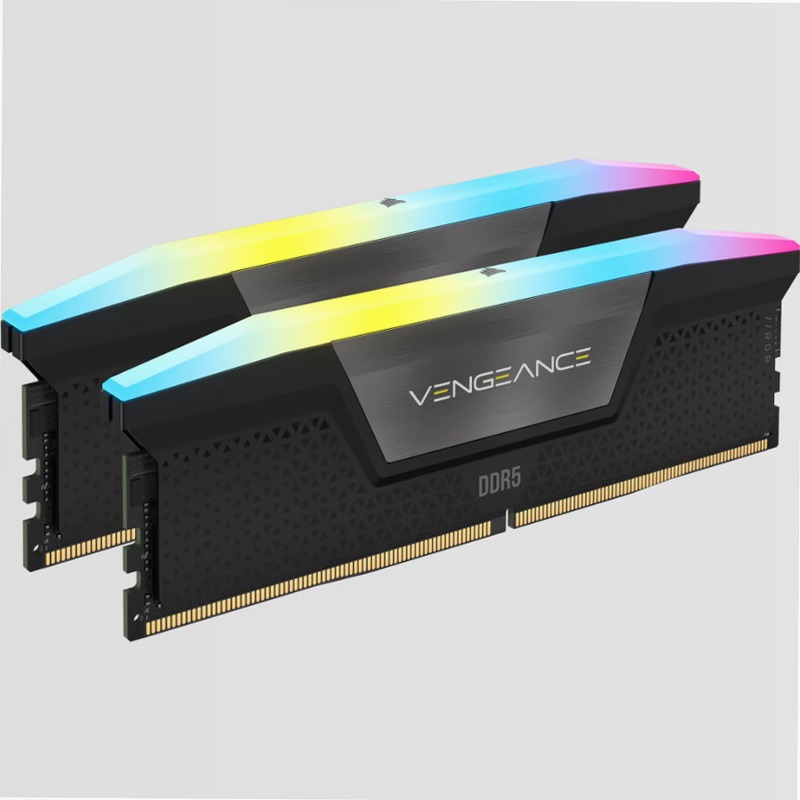 VENGEANCE® RGB 32GB (2x16GB) DDR5 DRAM Up To 6800MT/s CL32