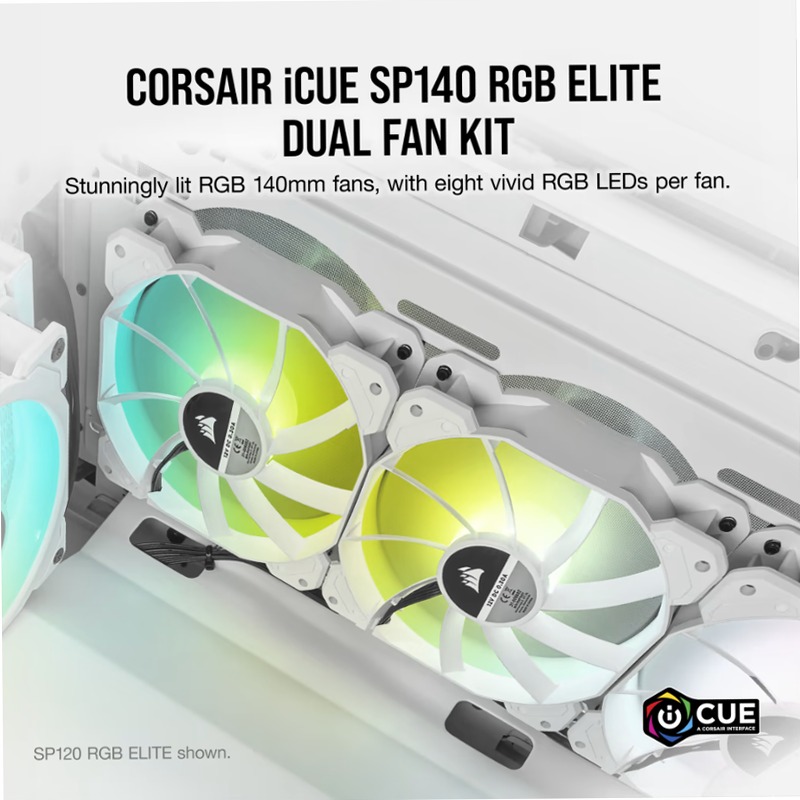 Ventole PWM iCUE SP140 RGB ELITE Performance