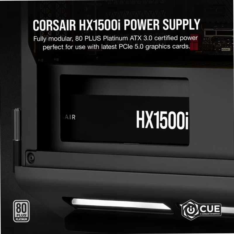 HX1500i Fully Modular Power Supply 1500w