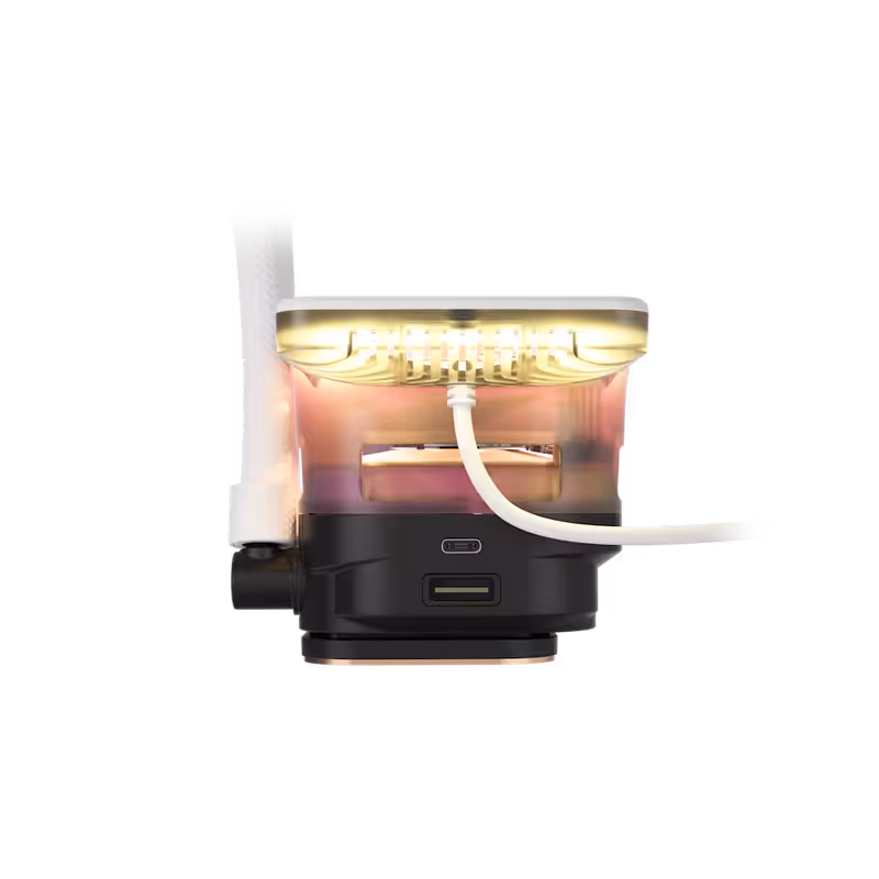 Dissipatore a liquido per CPU iCUE LINK TITAN II 360 RX LCD - Bianco