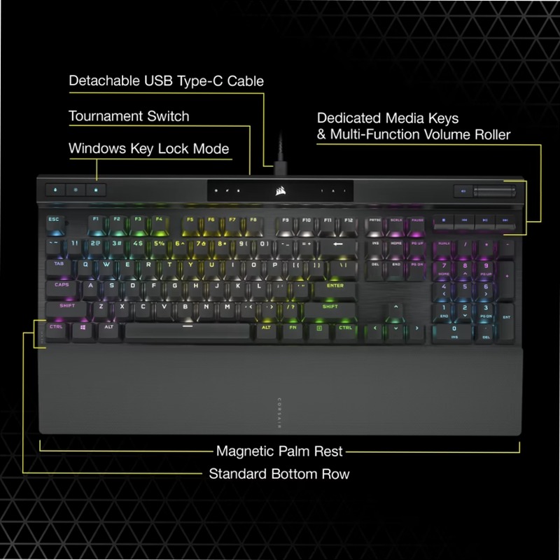 Tastiera Gaming K70 RGB PRO