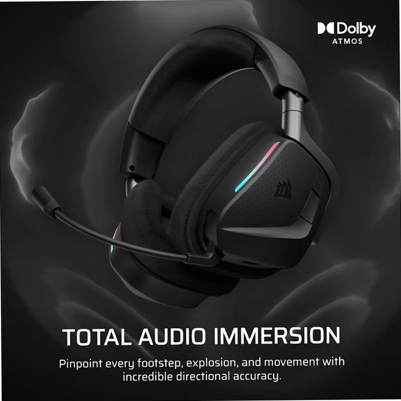 Cuffia Gaming Wireless VOID v2 MAX - Carbonio Nero
