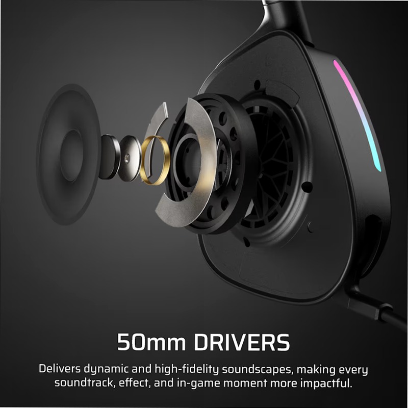 Cuffia Gaming Wireless VOID v2 MAX - Carbonio Nero