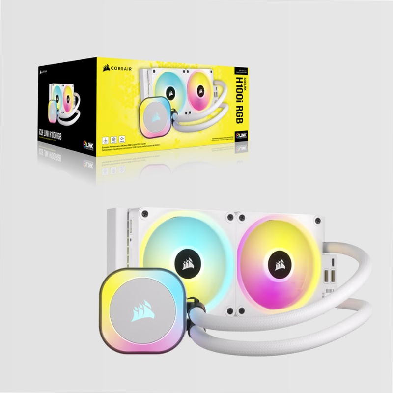 Dissipatore AIO iCUE LINK H100i RGB - Bianco