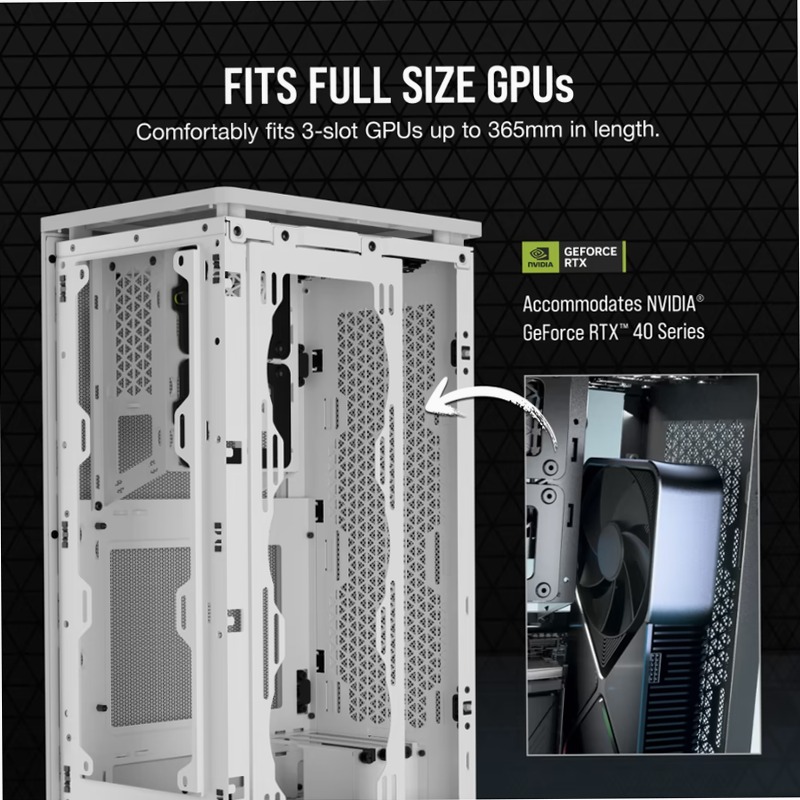 Case per PC Mini-ITX 2000D AIRFLOW - Bianco