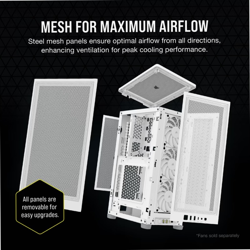 Case per PC Mini-ITX 2000D AIRFLOW - Bianco