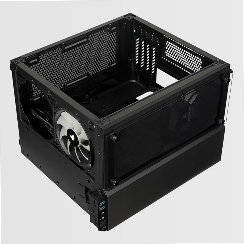 Case Micro ATX Crystal Series 280X in vetro temprato - Nero