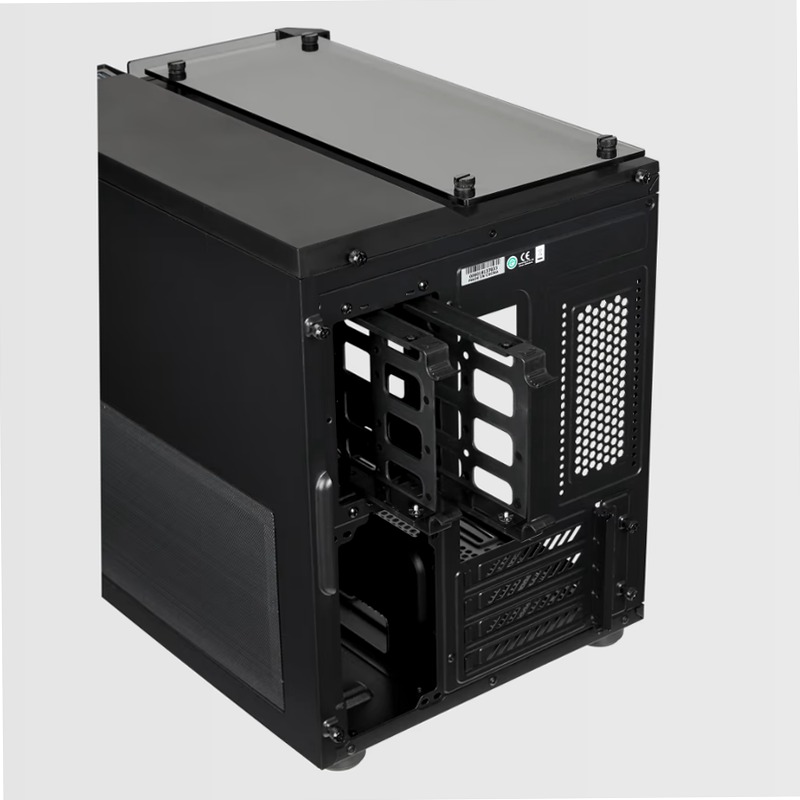 Case Micro ATX Crystal Series 280X in vetro temprato - Nero
