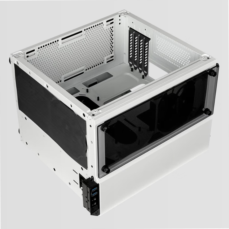 Case Micro ATX Crystal Series 280X in vetro temprato - Nero