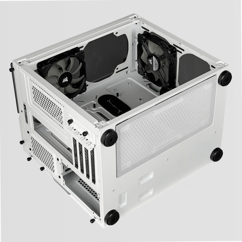 Case Micro ATX Crystal Series 280X in vetro temprato - Nero