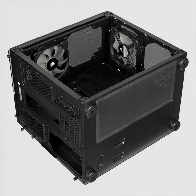 Case Micro ATX Crystal Series 280X in vetro temprato - Nero